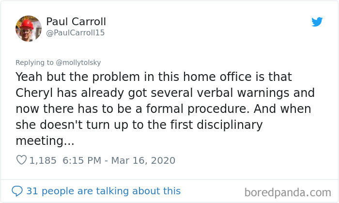 28. Several verbal warnings!