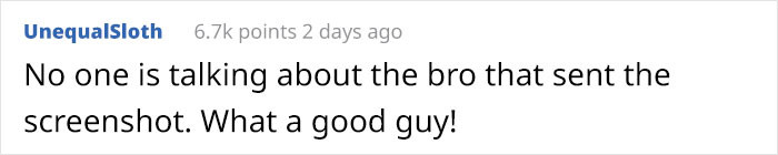 Judging by the people’s reactions, he was right to teach her a lesson.