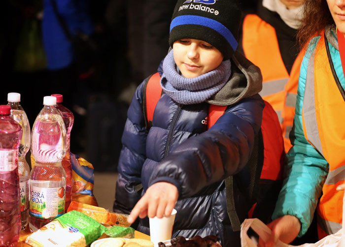 Hassan was given food, water, and warm clothing at the Slovakian border.