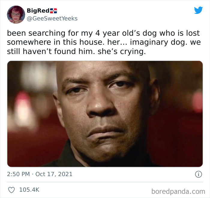 36. Those imaginary dogs simply get lost from time to time...