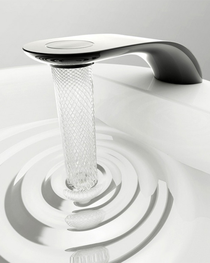 With its minimalistic aesthetic, this faucet tackles off everything that modern design requires.