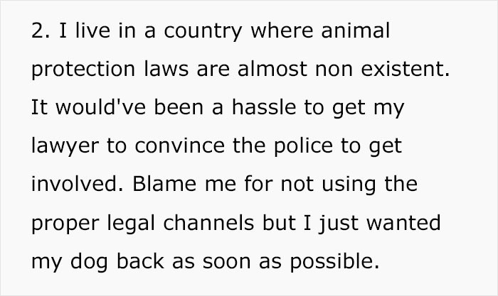 And OP lives in a rural area.