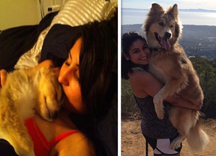 He just gives bigger snuggles now :)