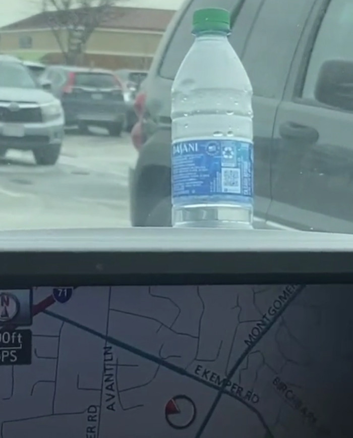 Does a Water Bottle on Your Car Hood Mean You Are in Danger?