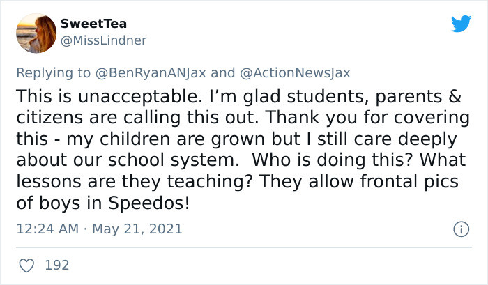 Reminder: the boys' photos weren't censored in any way.