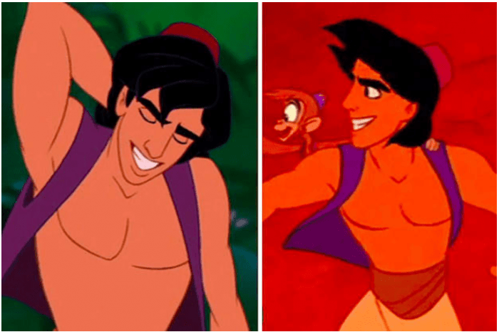 4. And why does Aladdin have no nipples?