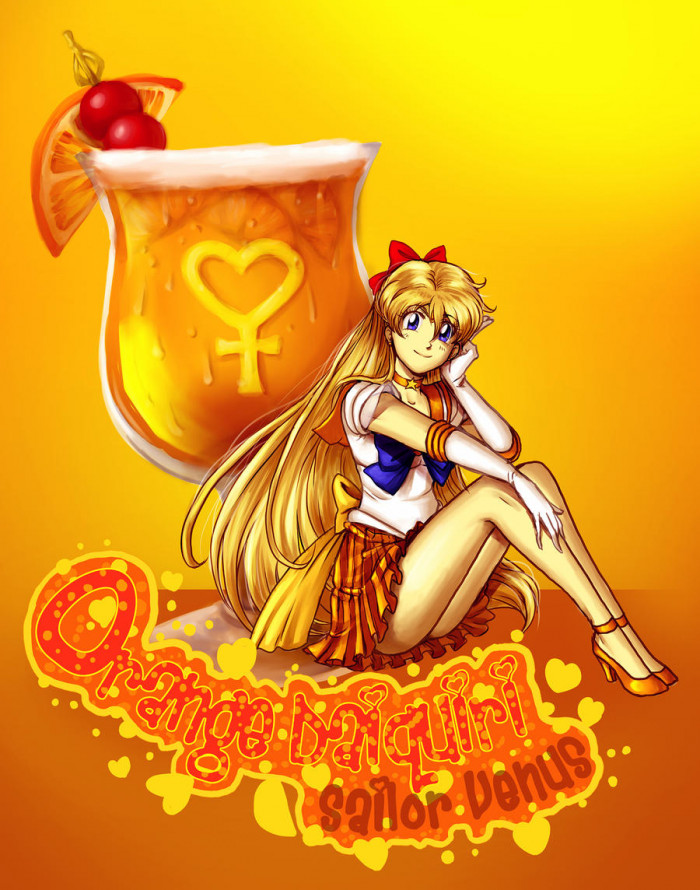 7. Sailor Venus Orange Daiquiri