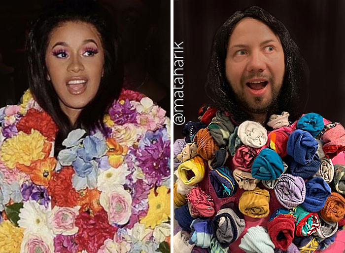 20. Cardi B is Here in All Her Flowery Glory