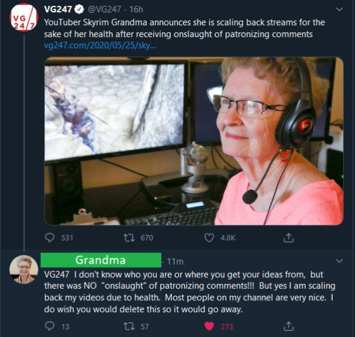 34. Go Grandma!