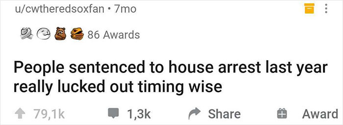 39. It’s nothing different from what everyone else has experienced