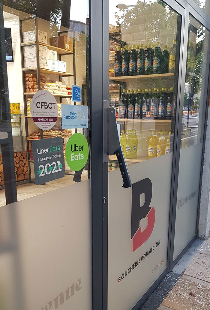 27. My butcher's doorknob