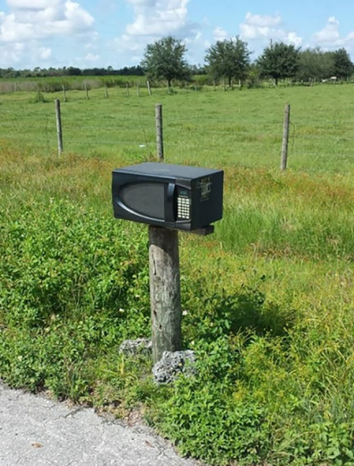 #16 My Neighbors' Mailbox Is A Microwave