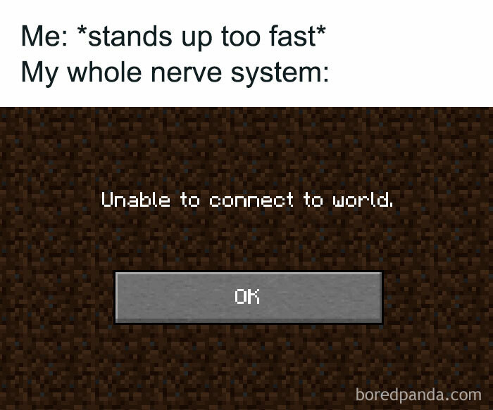 41. Unable to connect to world