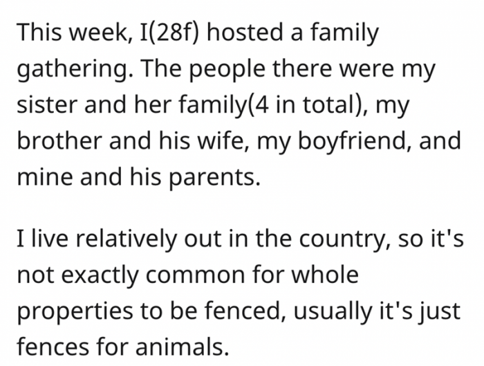 She goes into the story and lays out what they are doing and why.