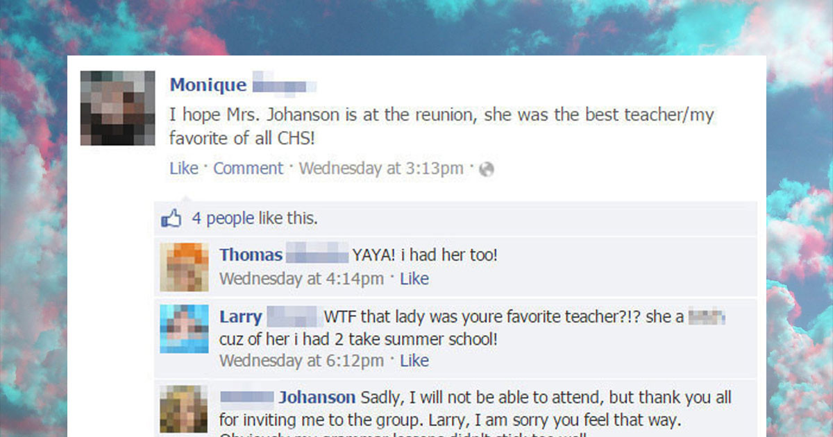 Teacher Roasts Rude ExStudent Who Was Rude To Her On Facebook and She