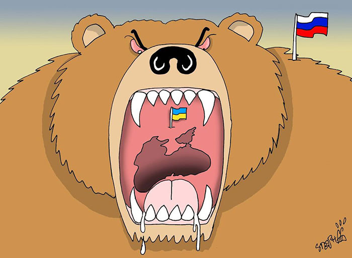 Stop craving Ukraine! Beast Russia