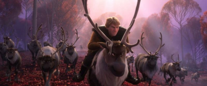 4. Jonathan Groff provided a voice for all the reindeer singers in 