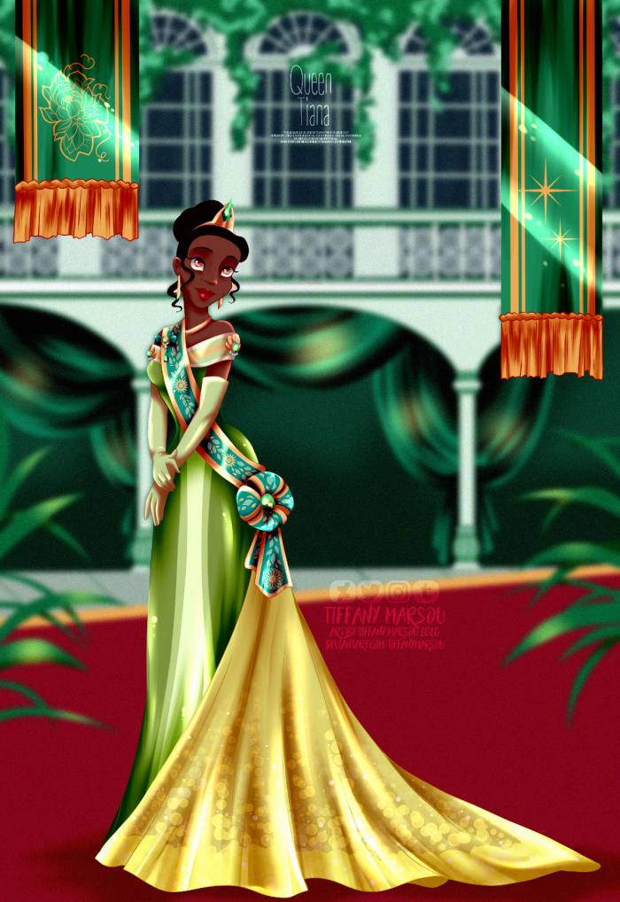 5. Queen Tiana / Princess and the Frog
