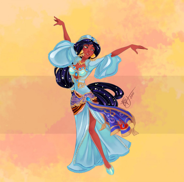 10. Princess Jasmine from Disney's Aladdin