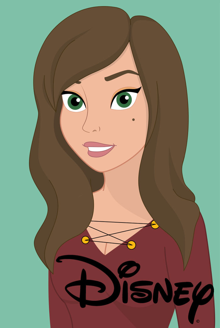 Girls Draws Herself In 50 Different Famous Cartoon Styles Including The