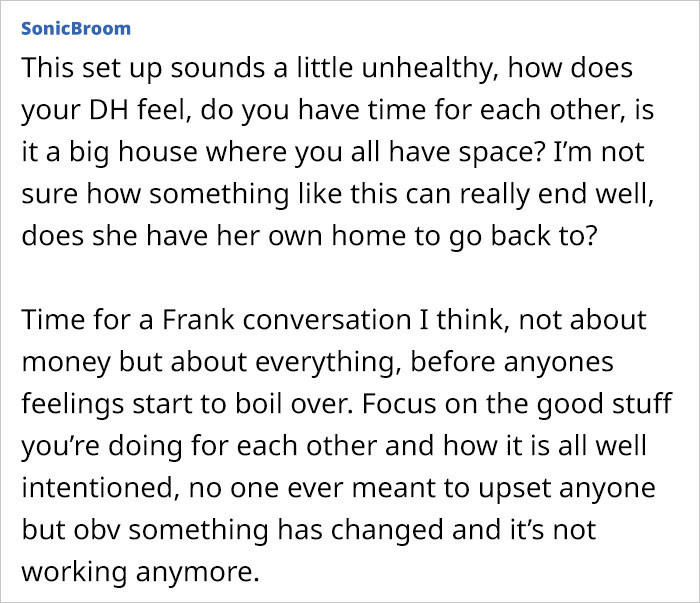 Some people believe that the whole setup seems a bit unhealthy