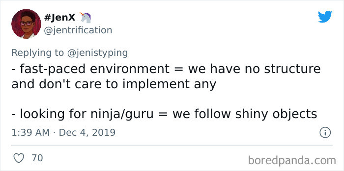 25. We follow shiny objects...