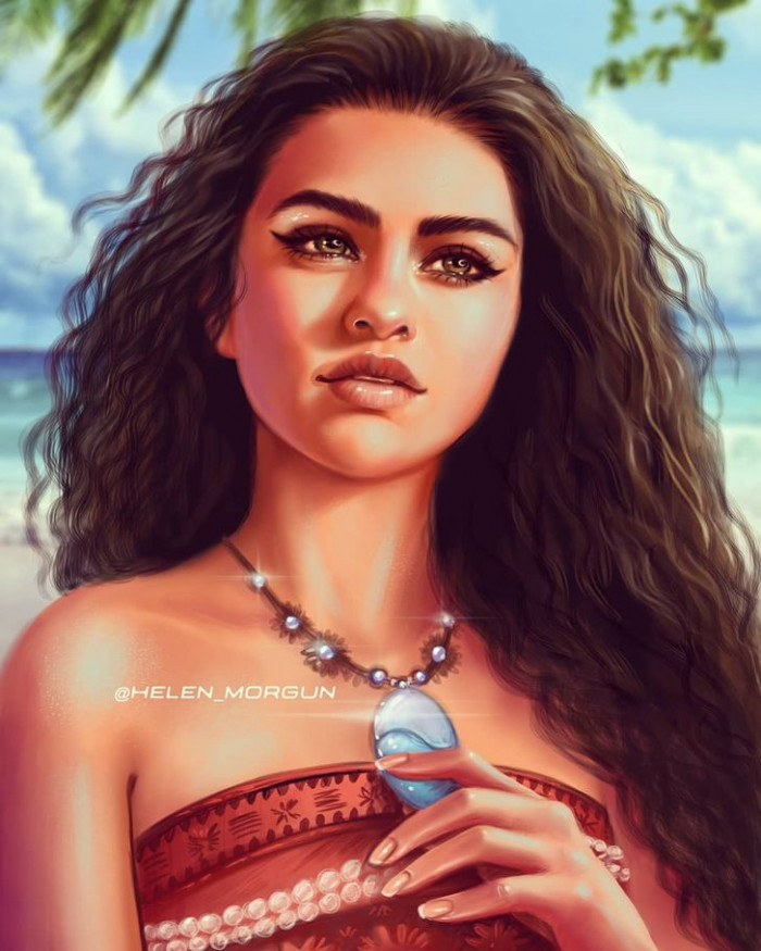 4. Selena Gomez as Moana