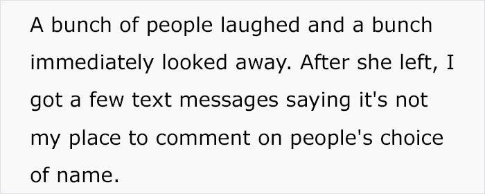 This made the people around OP feel awkward.