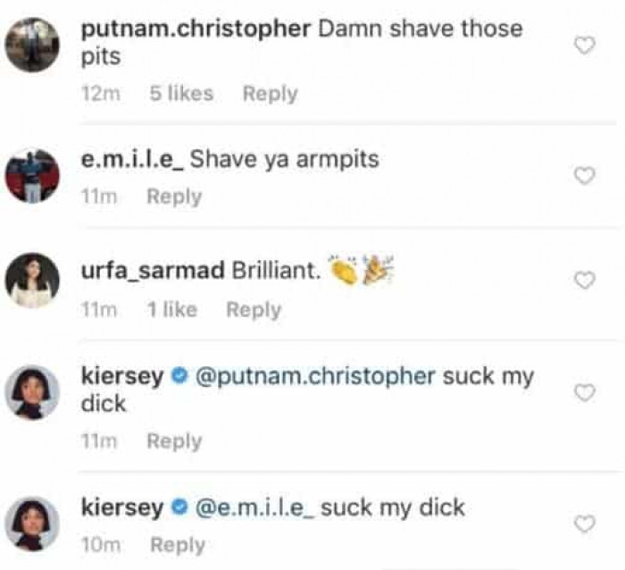 9. Plain and simple from Kiersey Clemons