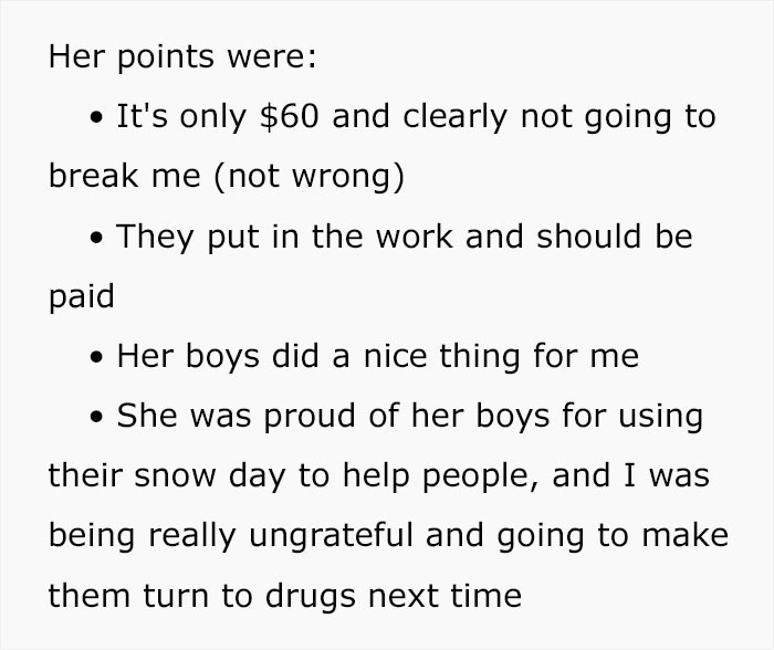 The mom came prepared