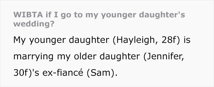 Jennifer was engaged to Sam until he called off their wedding because he had fallen in love with Hayleigh.