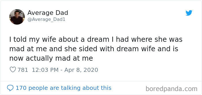 Well, dream why was probably right.