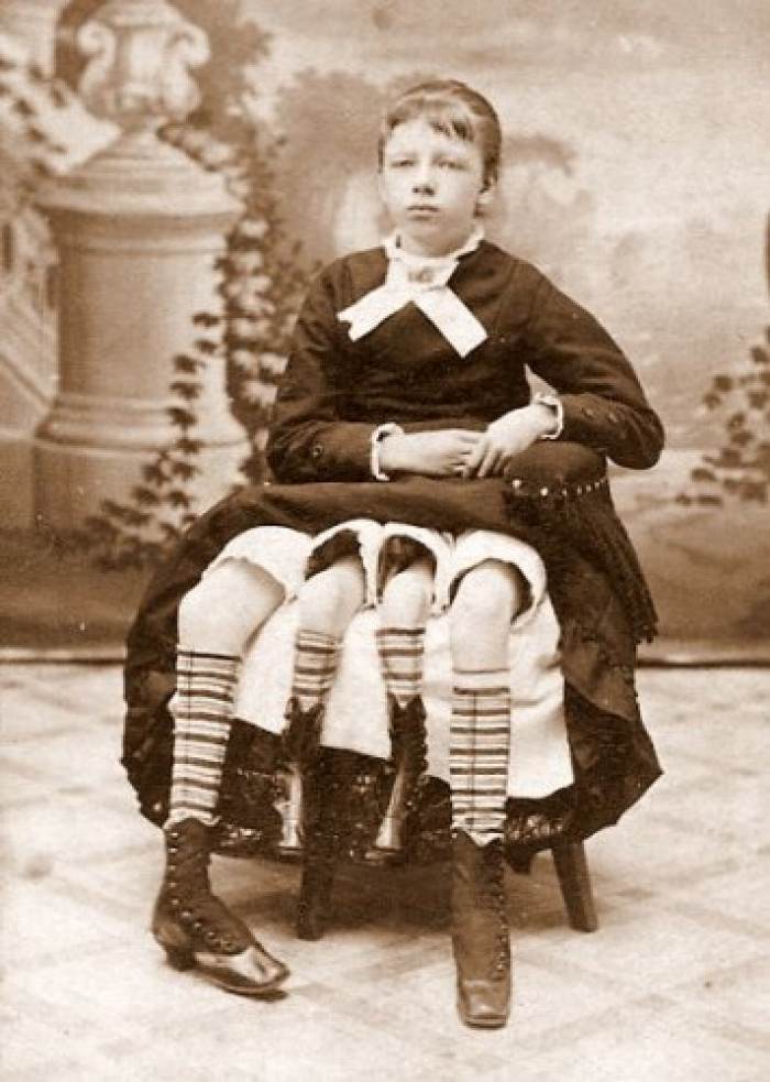 Myrtle Corbin as a young girl