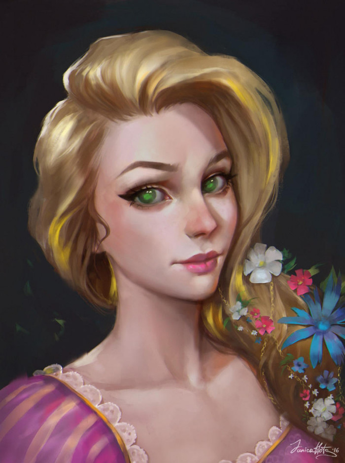 Russian Artist Creates Visually Stunning Portraits Of Disney And Other ...