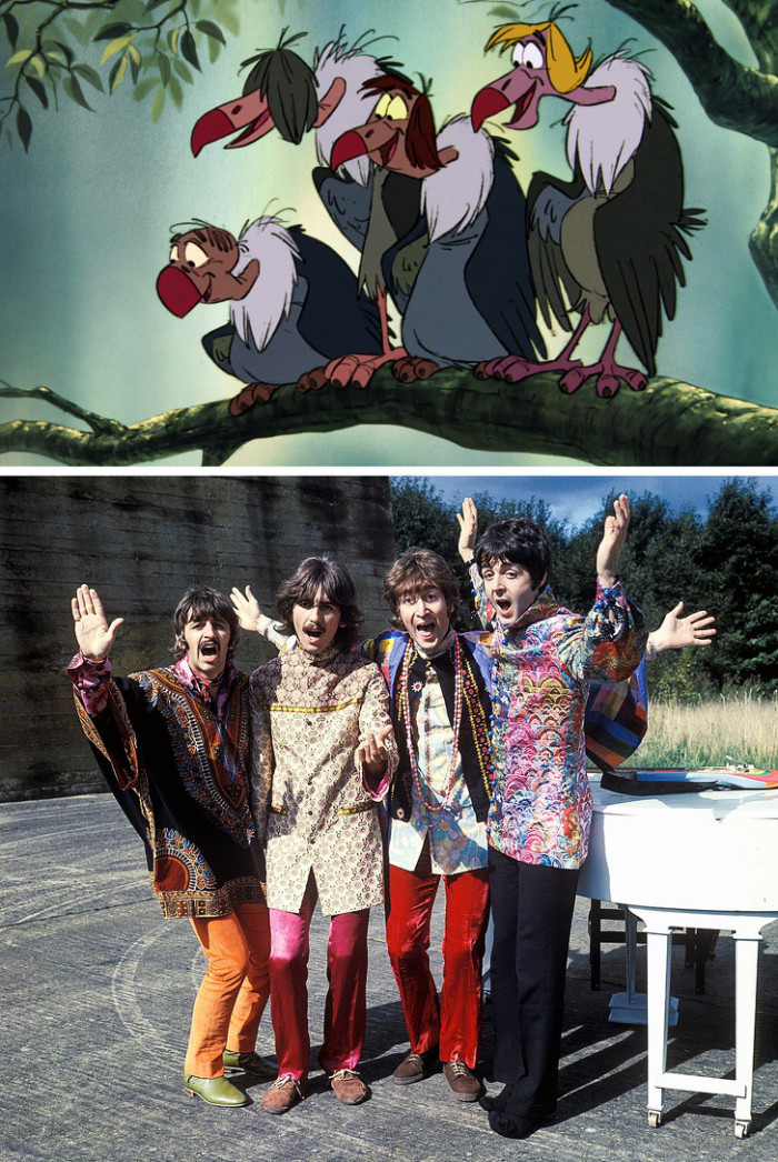 The 4 vultures — The Beatles