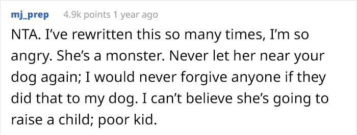 Her sister is awful.