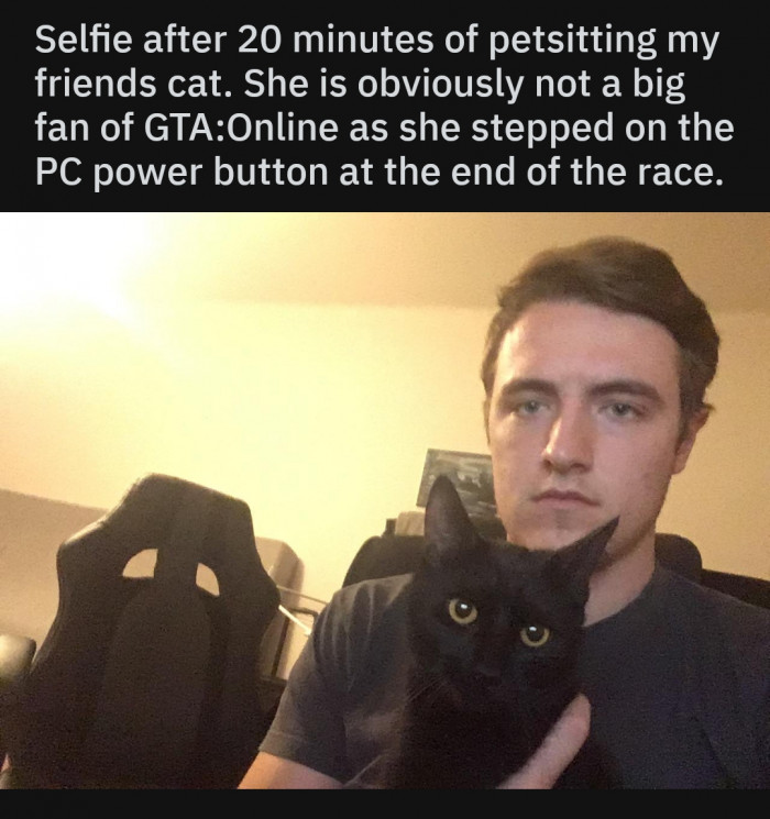 19. What kitty doesn't like, hooman doesn't get.