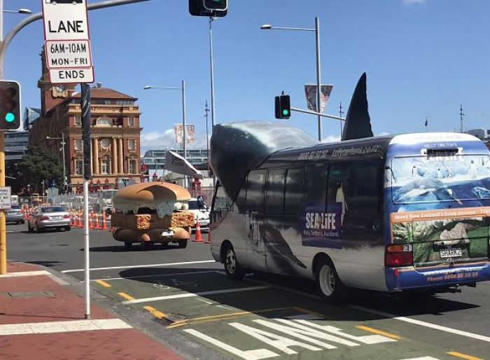 #2 A Fillet ‘O Fish Being Chased By A Shark Bus