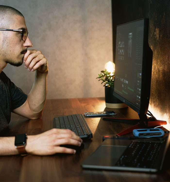 He was so tired of the entire situation that he erased long hours of work.