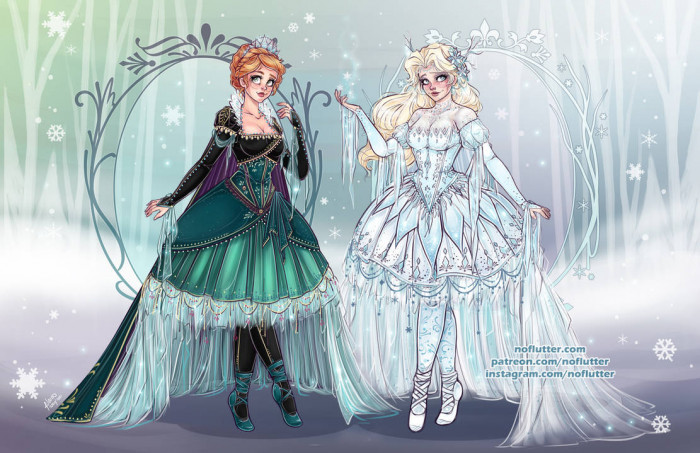 26. Anna and Elsa - Frozen 2