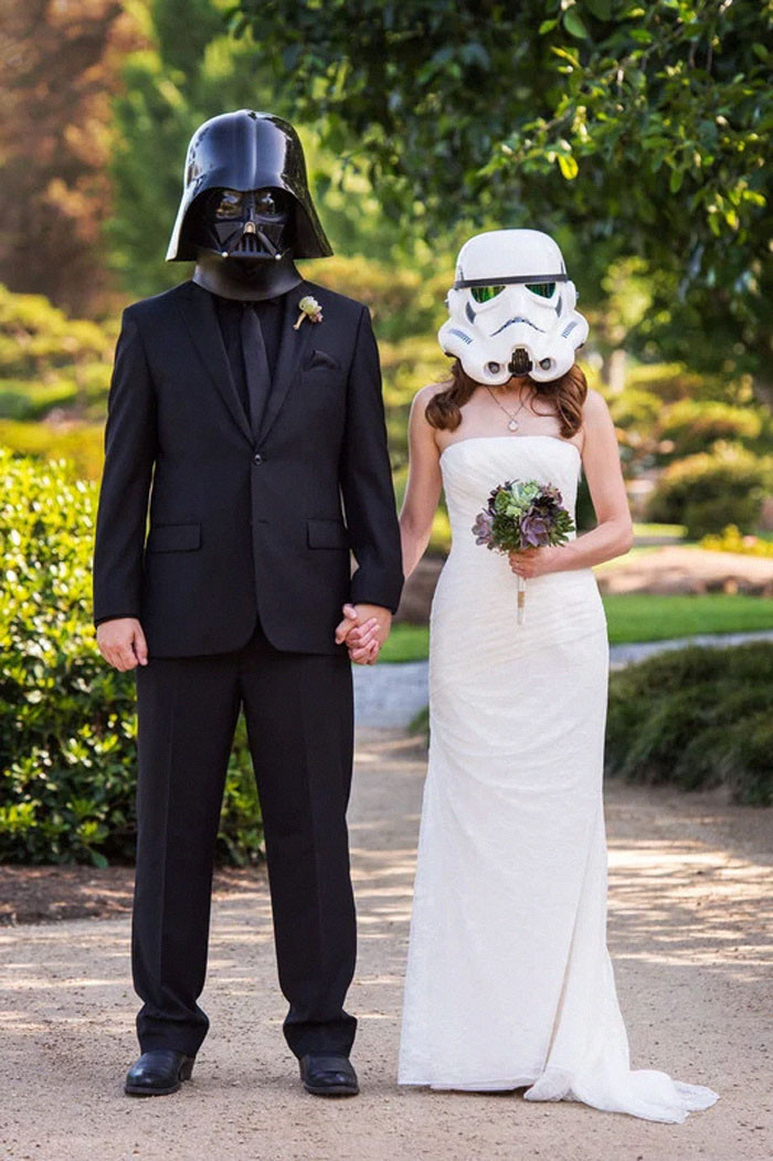 Star Wars Themed Wedding One With The Force An Out Of This World Star