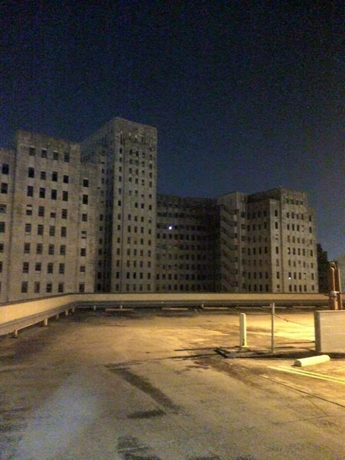 30. An Abandoned Hospital Seemed To Have Had A Visitor Last Night