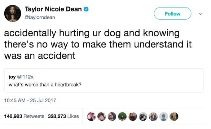 8. They forgive you anyway