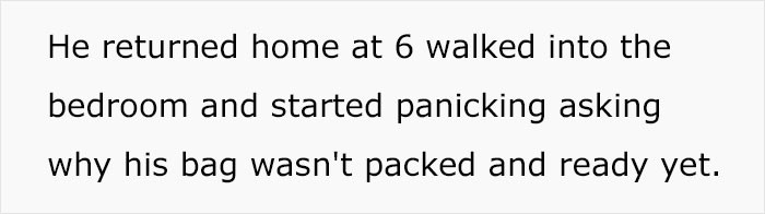 He Returned and Started Panicking