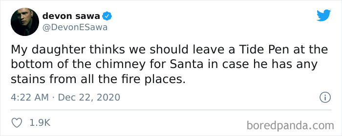 62. Type-A child keeping an eye on Santa's cleanliness