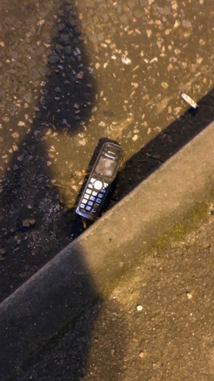 NYE Aftermath: When you're so drunk you lose your home phone.