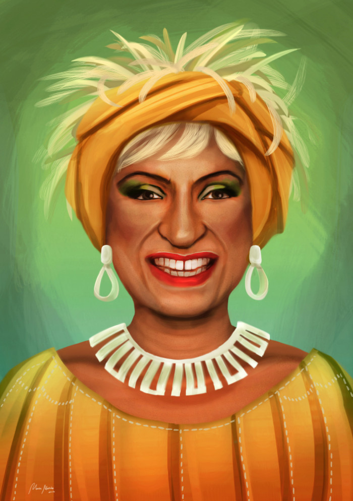 4. Hispanic Women Portraits: Celia Cruz