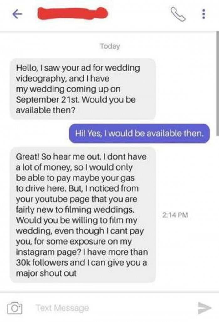 If an influencer is a bridezilla, this happens.