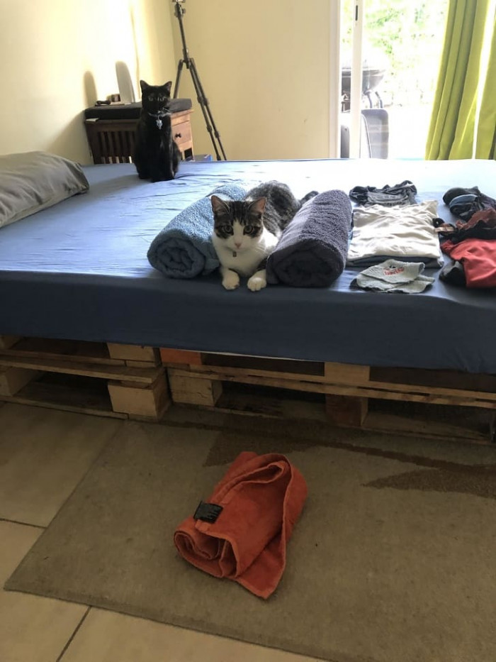 2. This looks like a nice place to sit; I'll sit here. F*ck Your Towels.