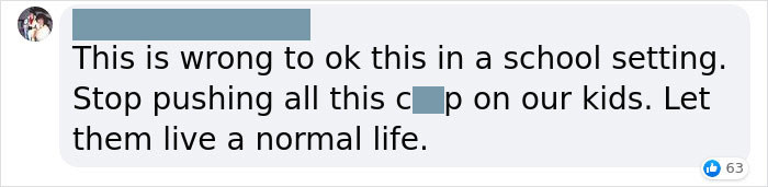 Nasty comments soon came flooding in